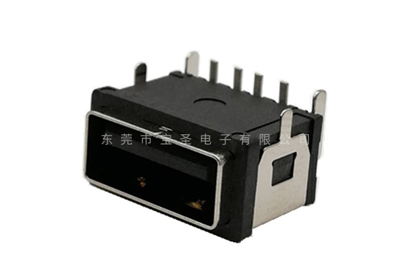 防水USB2.0 A母 板上型BS-USBA-1238